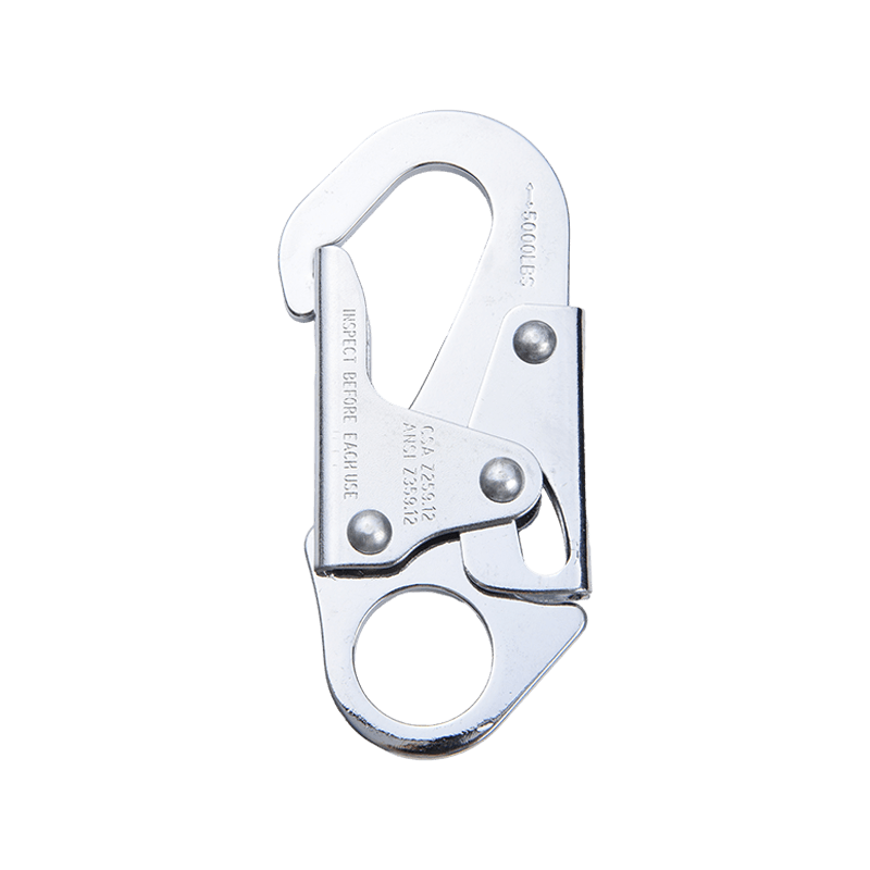Gancho automático galvanizado com trava dupla HL18004