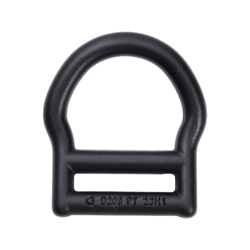 Anel D de alumínio preto de tamanho interno HLD1807 46 mm